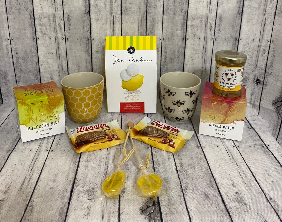 Get Well Gift Thank You Gift Box Hot Tea Gift Box Bumble Etsy