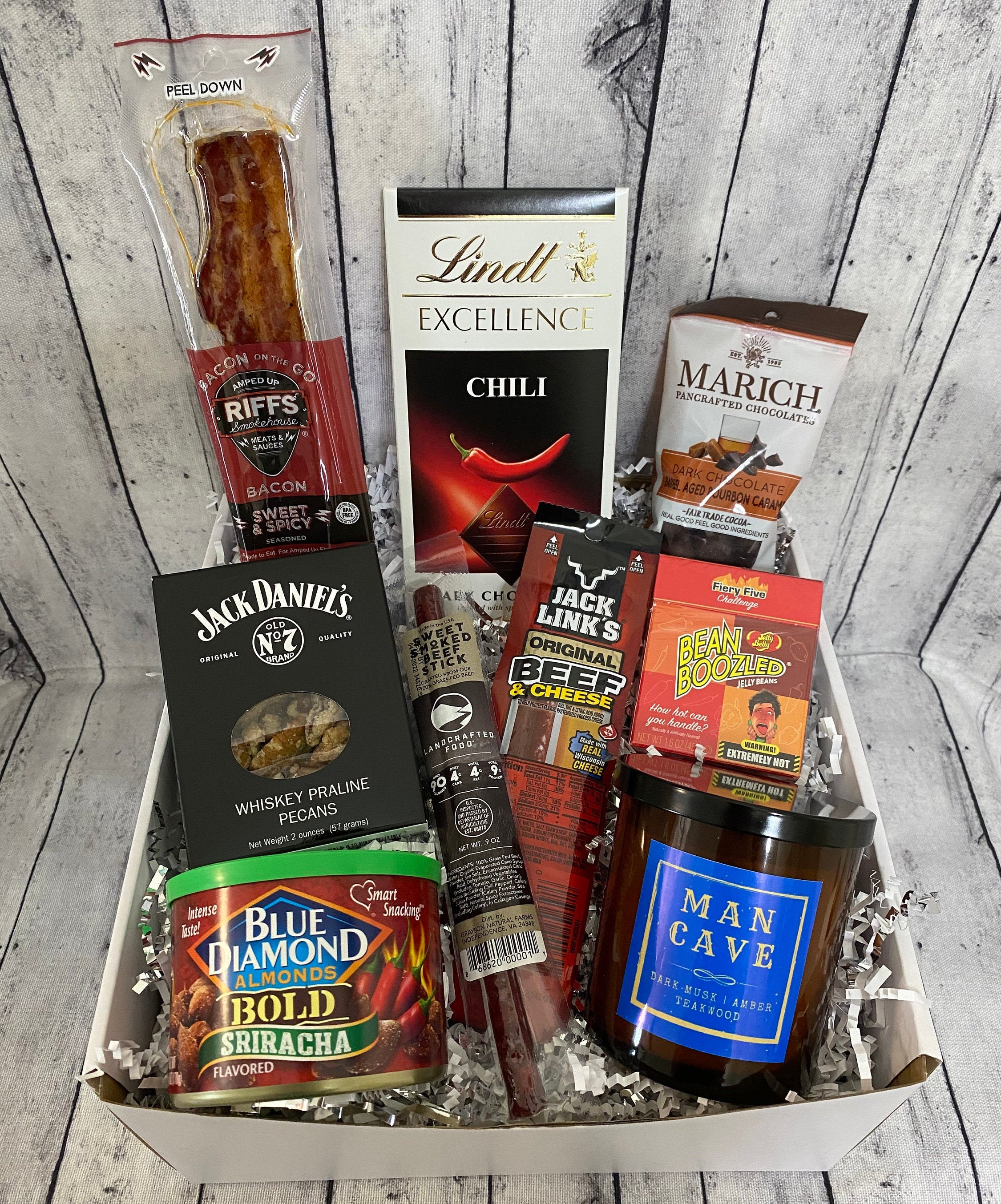 Man Cave Gift Basket/Care Package/Birthday for Him/Gift Basket Etsy