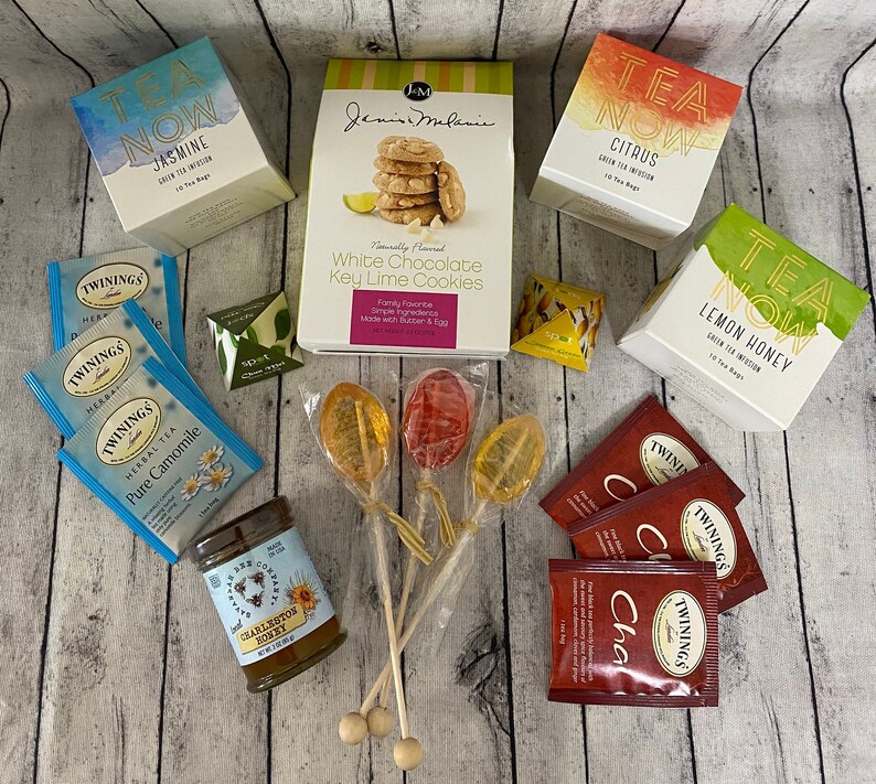 Hot Tea Care Package Hot Tea Gift Box Get Well Gift Tea Etsy