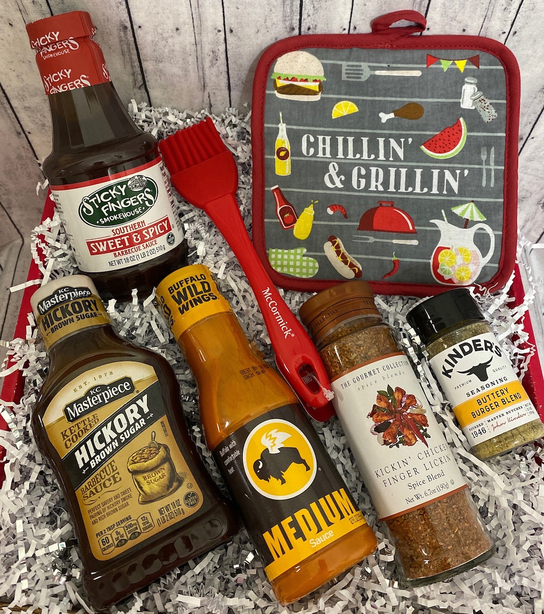 Barbecue Gift Box BBQ Grilling Gift for Men BBQ Sauce Kit Etsy