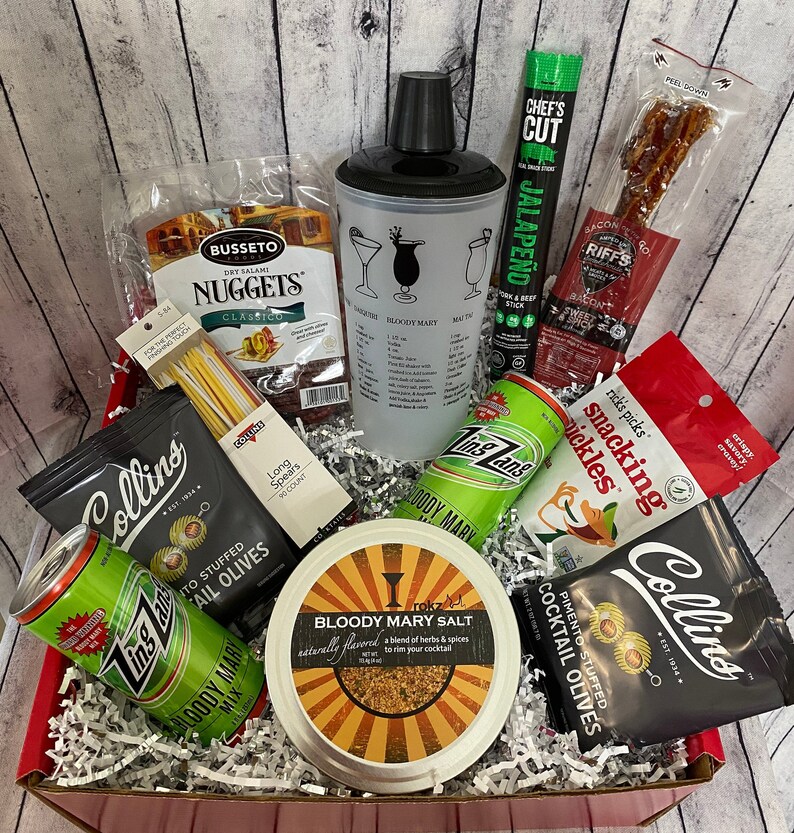 Bloody Mary Kit Gift Box Bloody Mary Cocktail Box DIY Etsy