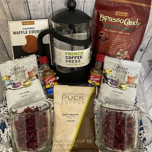 Gourmet Coffee Gift Box, Coffee Lovers Gift Box, Couples Gift, Thank You Gift, Coffee Gift Box, Thank You Gift, Mothers Day Gift