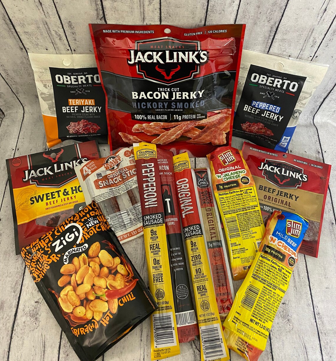 Man Cave Gift Box Beef Jerky Gift for Men Care Package for Etsy