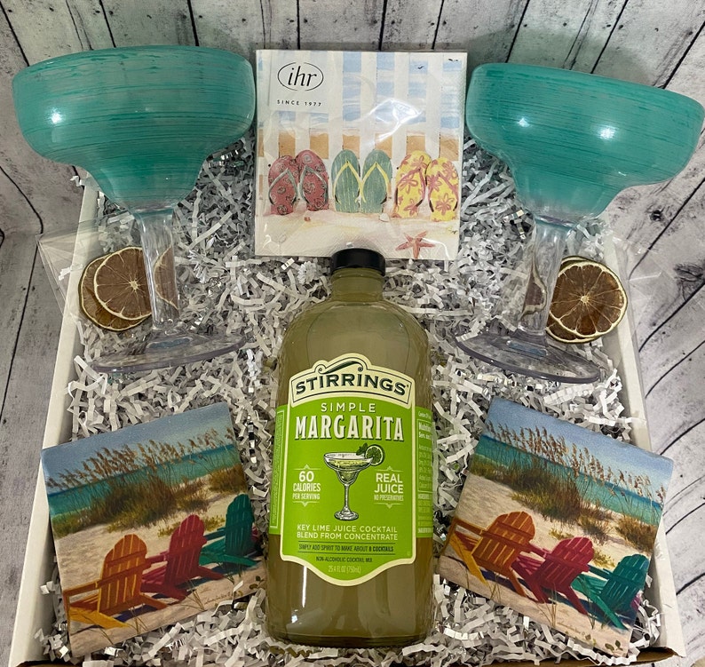 Margarita Gift Box Summer Cocktail Gift Basket Birthday Etsy