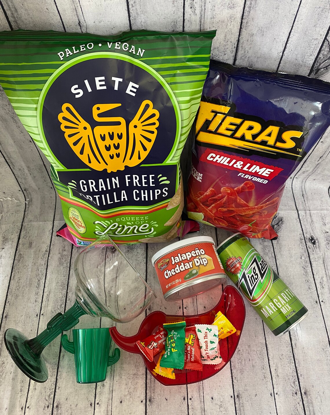 Margarita Chips and Dip Gift Basket Summer Margarita Gift Etsy