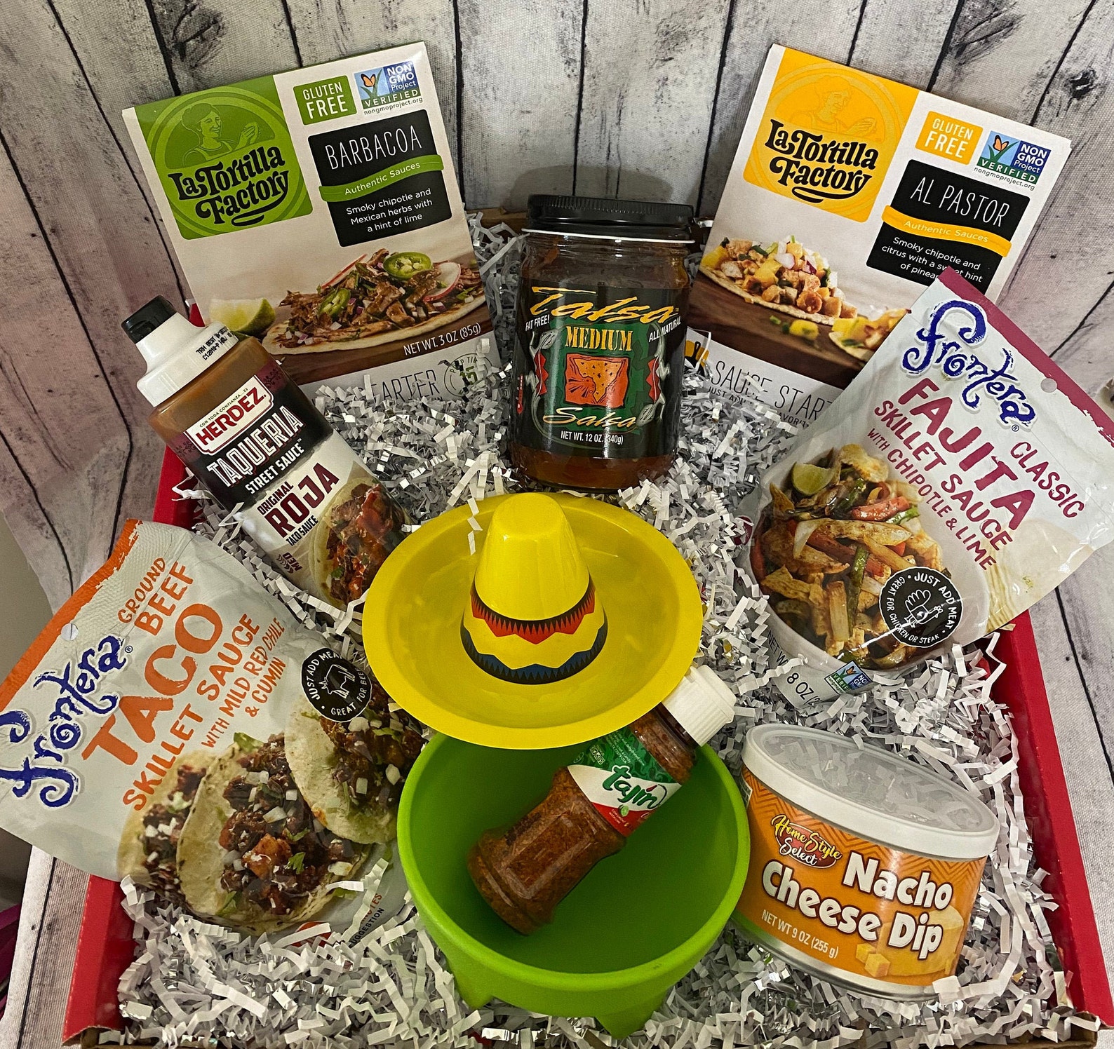 Taco Night Gift Basket/Food Gift Basket/Taco Dinner for two Etsy