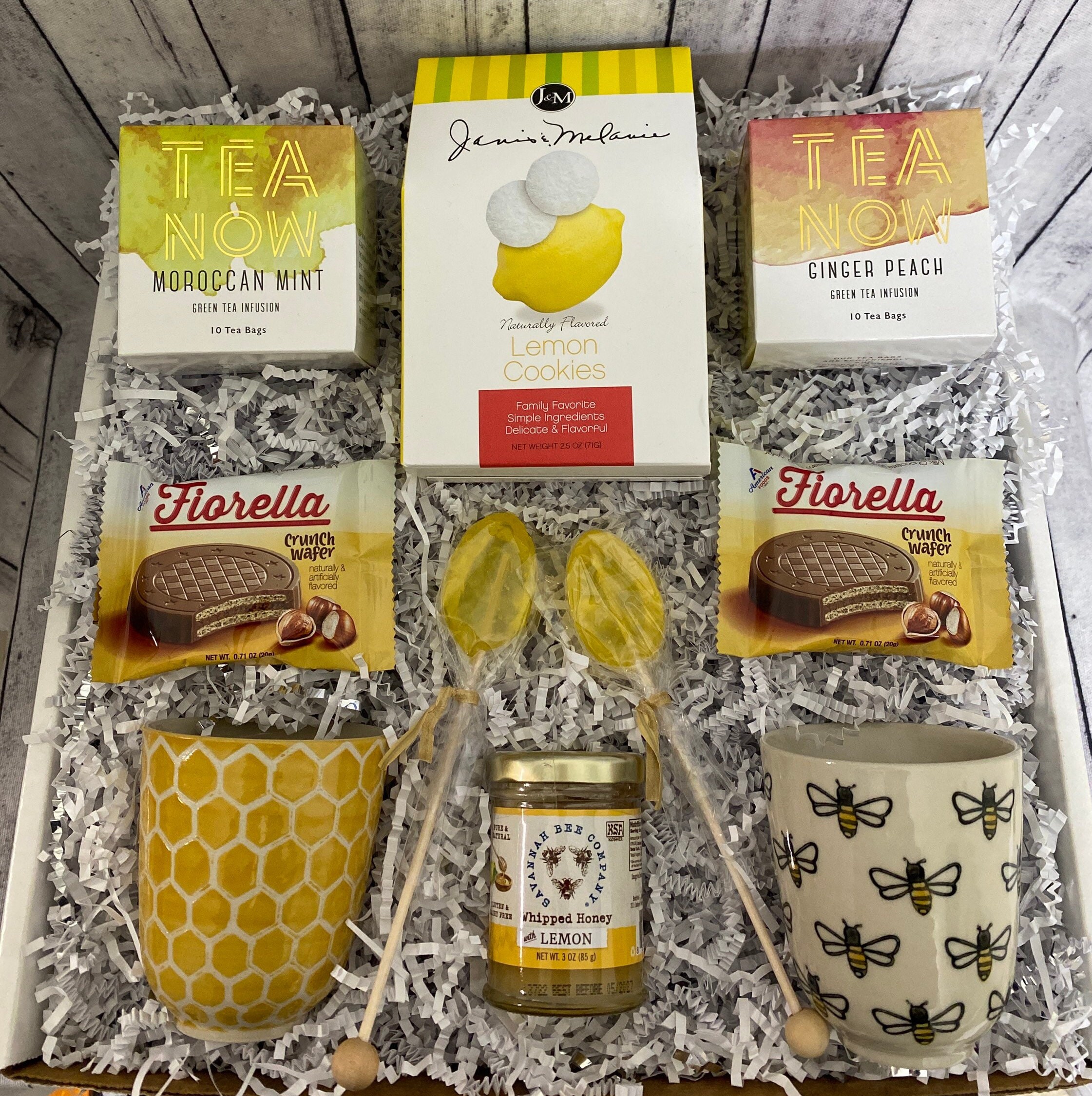 Get Well Gift Thank You Gift Box Hot Tea Gift Box Bumble Etsy