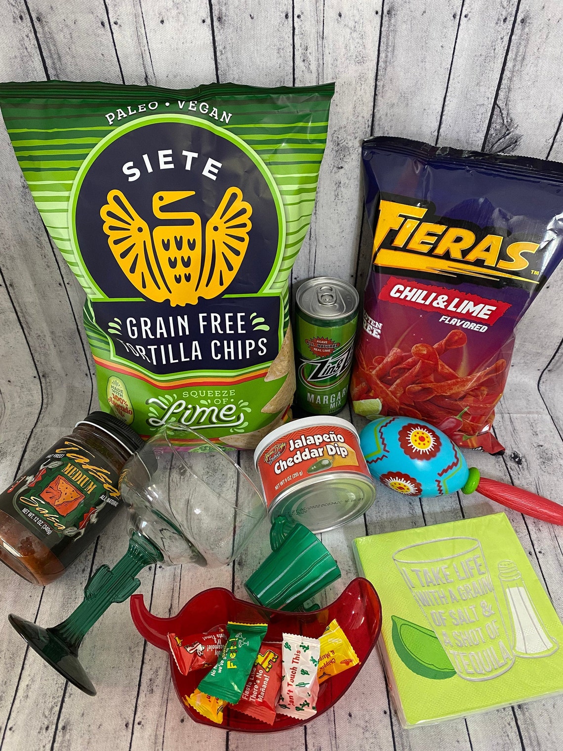 Ultimate Margarita Chips and Salsa Gift Basket/Margarita Kit Etsy