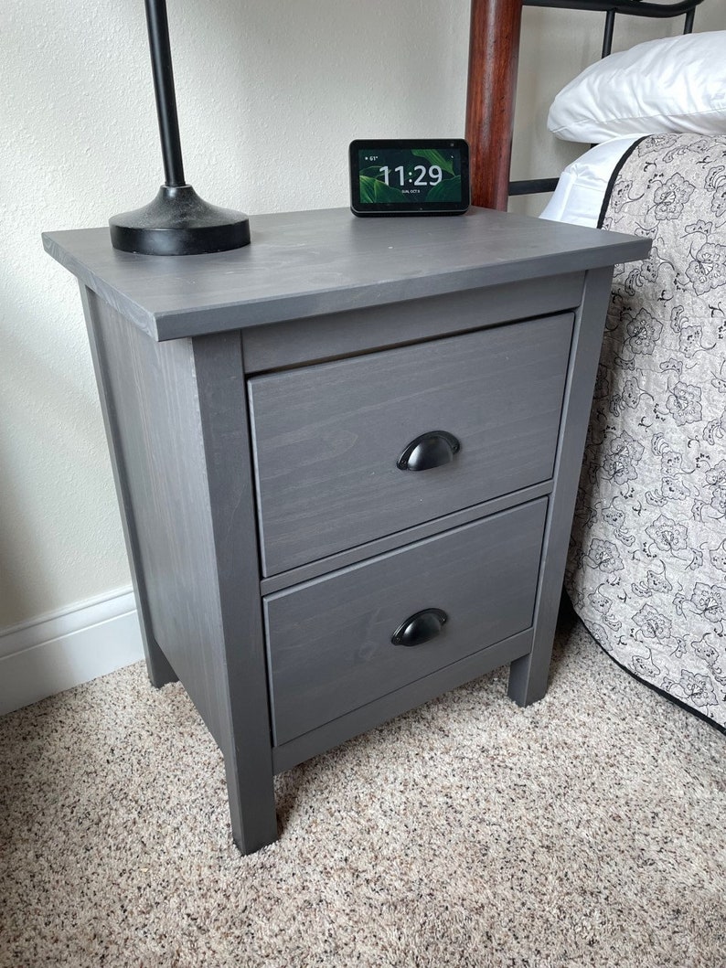 Nightstand With Concealed Secret Hidden Compartment and Heavy Etsy