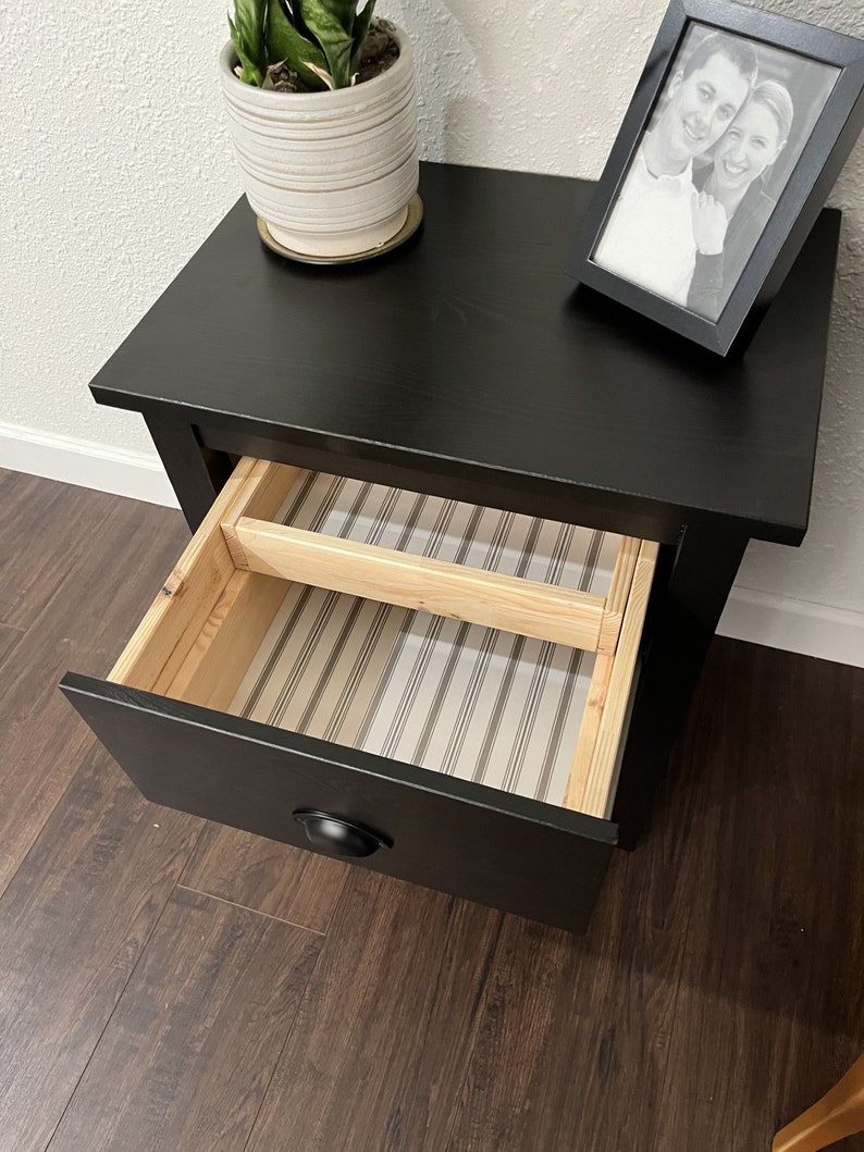 SECRET LOCKING COMPARTMENT Nightstand Etsy