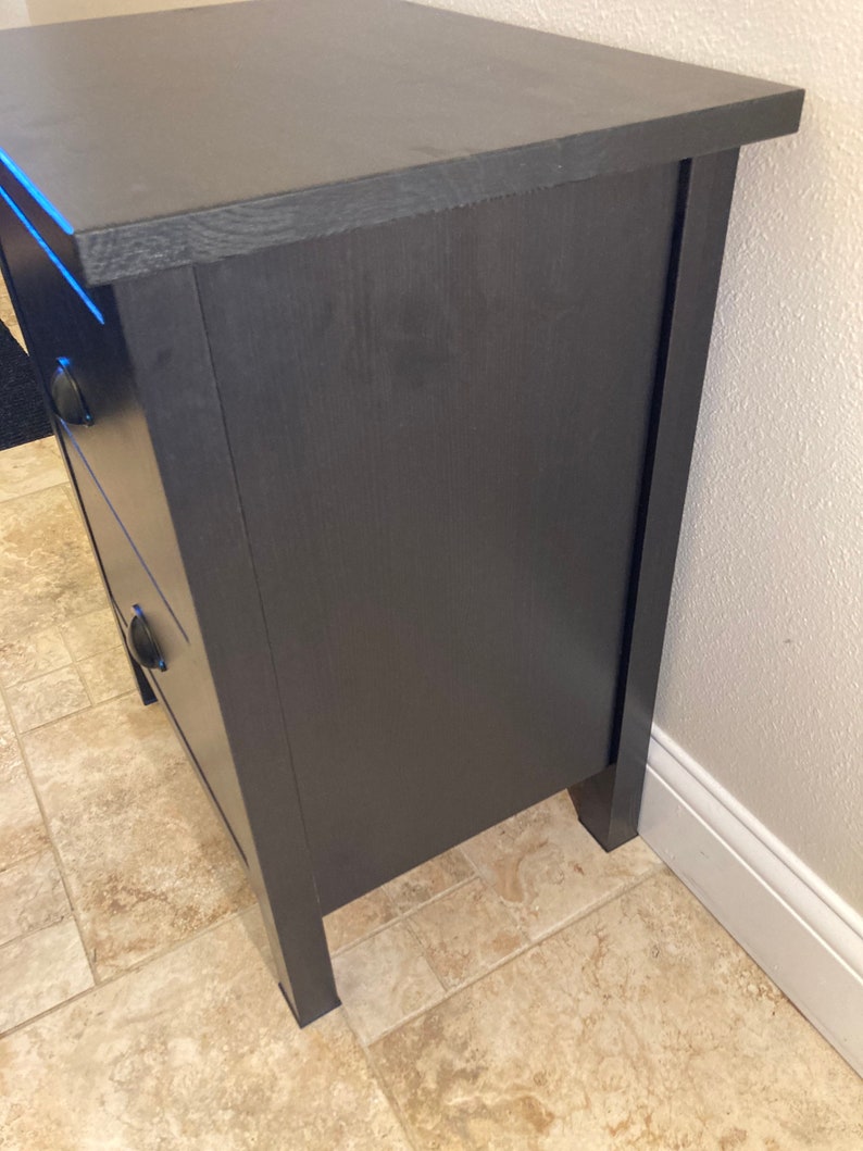 Nightstand With Concealed Secret Hidden Compartment Etsy