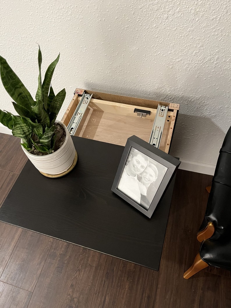 SECRET LOCKING COMPARTMENT Nightstand Etsy