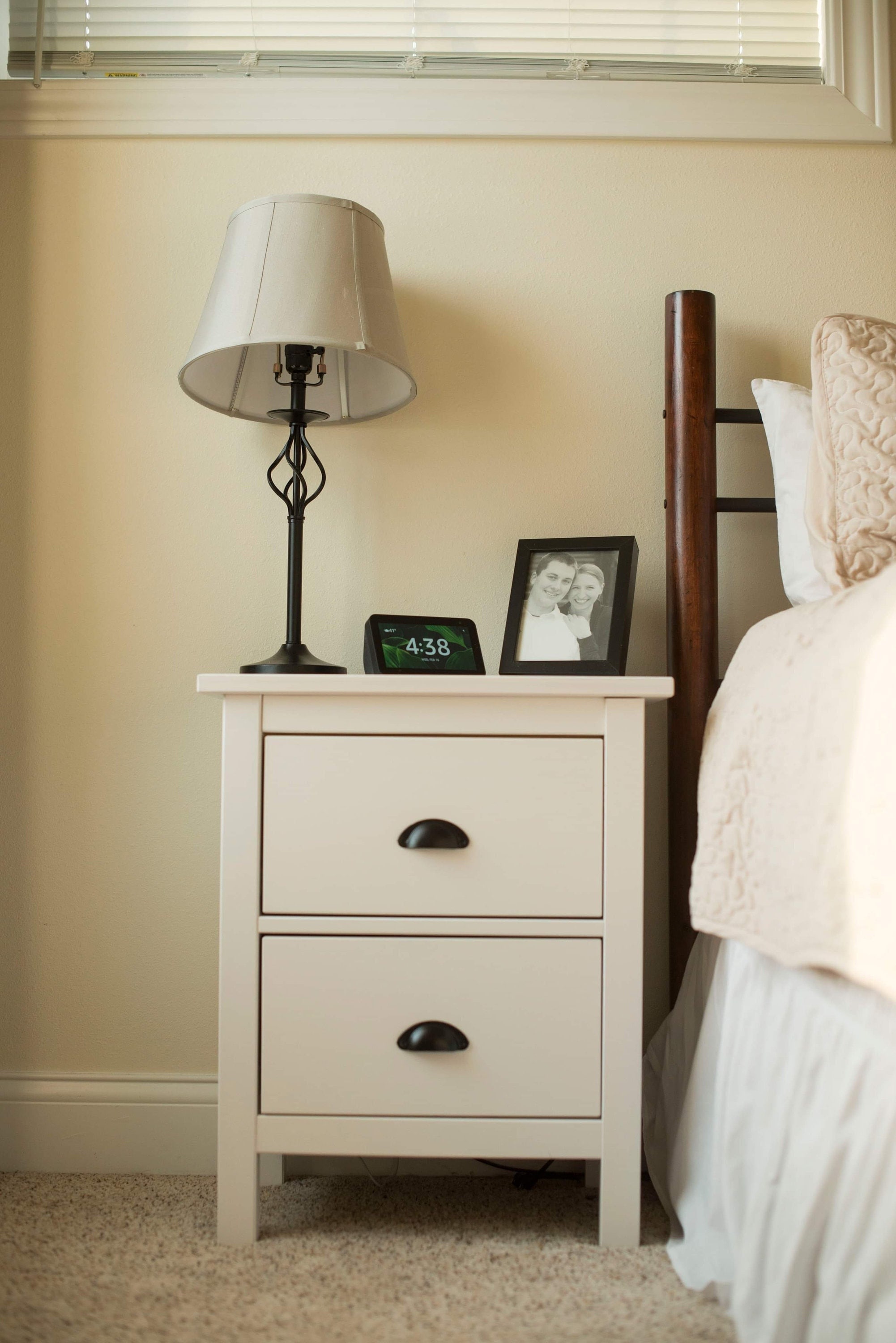 Casual home lincoln nightstand 2024 with concealed compartment