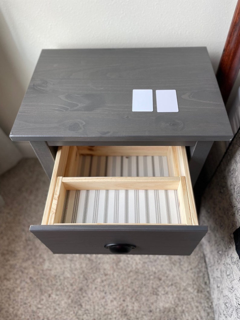 Nightstand With Concealed Secret Hidden Compartment and Heavy Etsy