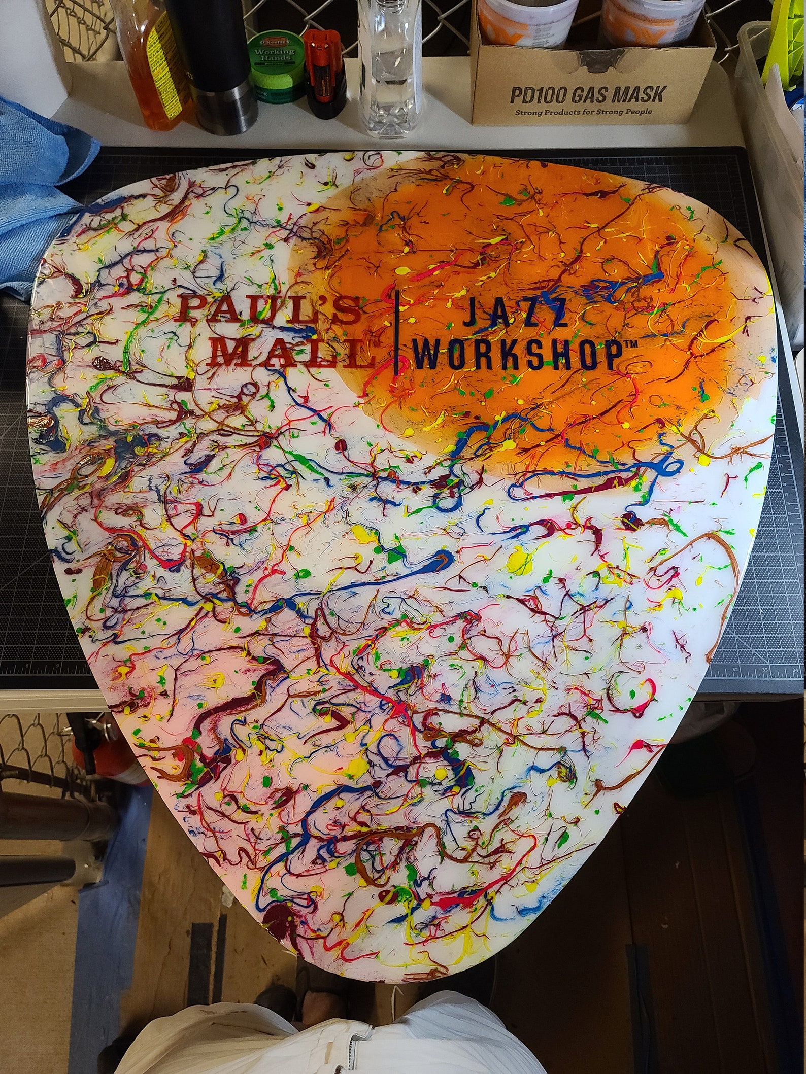 Guitar Pick Coffee Table Paul's Mall/jazz Etsy