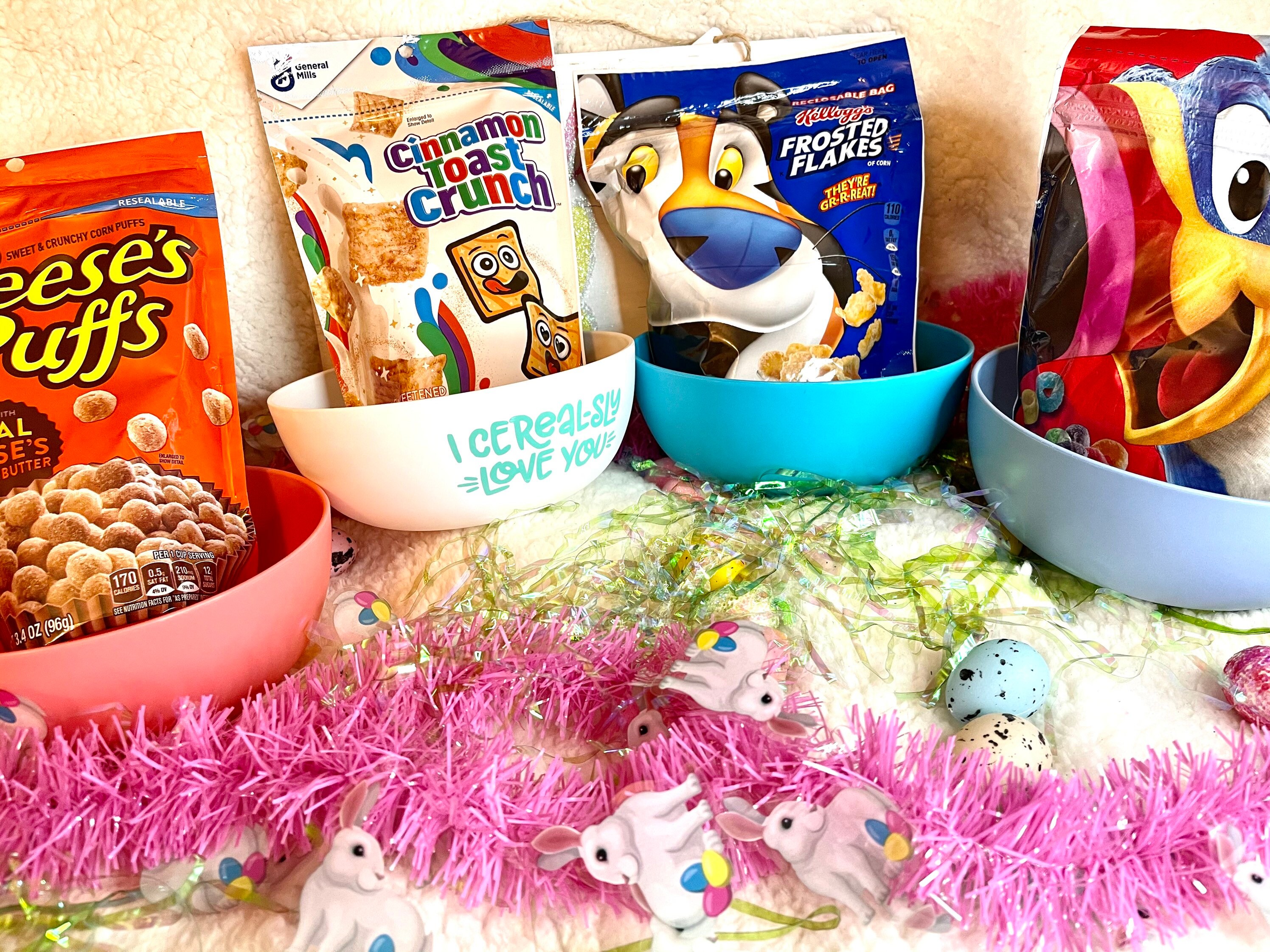 Some Bunny Loves you Easter Cereal Bowl Bunny Lucky Charms Etsy