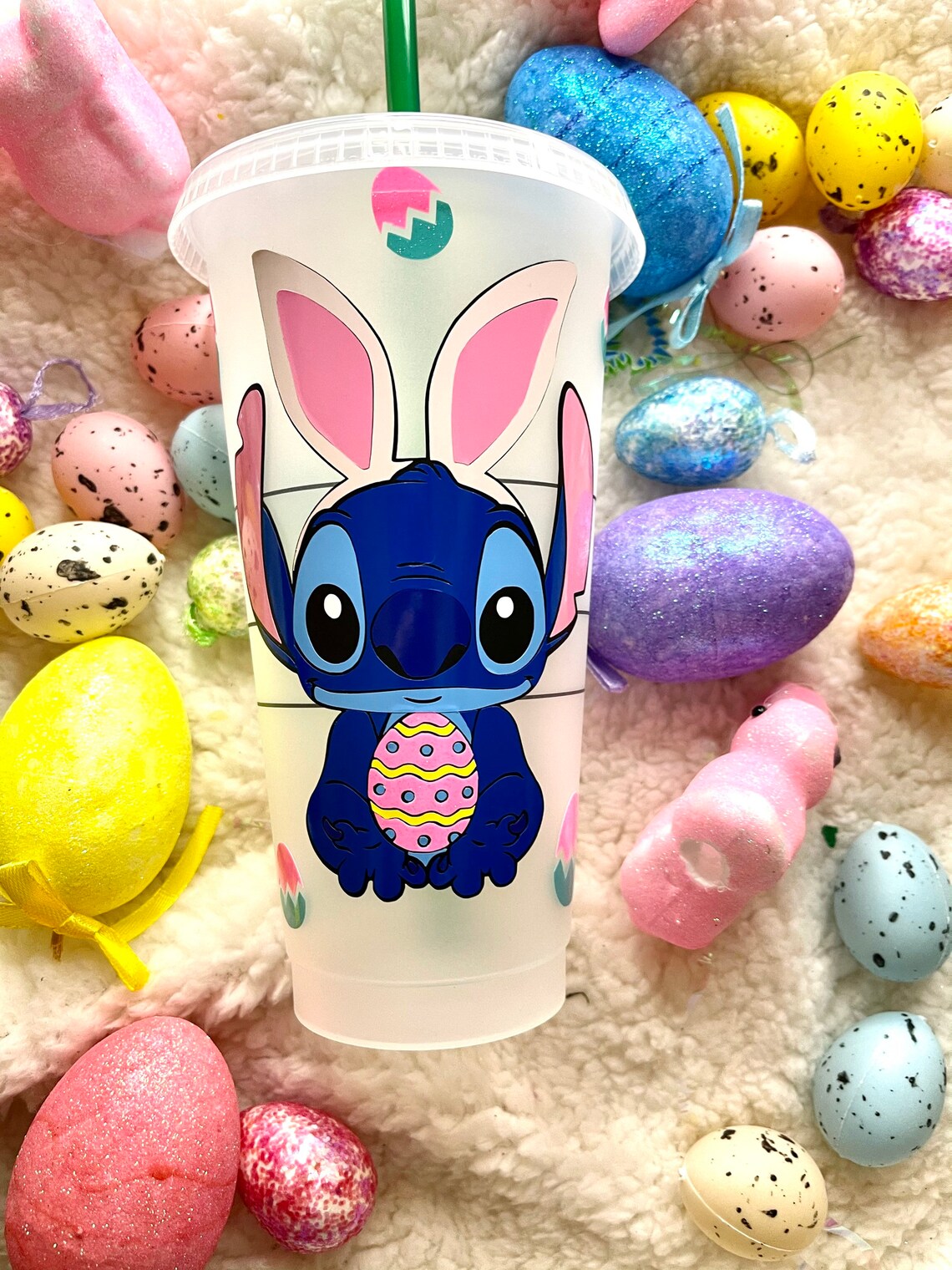 Custom Stitch Lilo and Stitch Easter Easter Egg Inspired Etsy