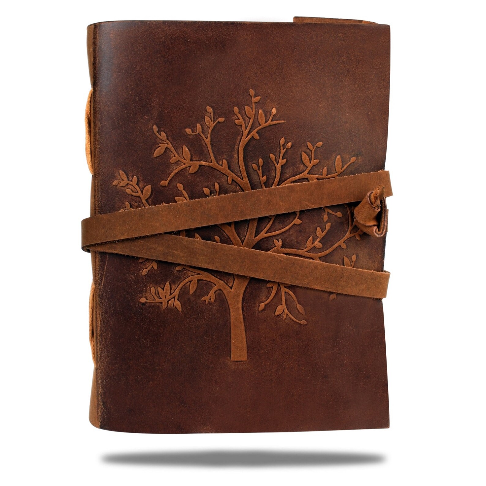Handmade Leather Journal Tree of life Leather bound daily Etsy