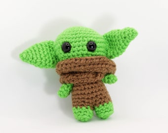 Crochet Baby Alien Grogu Amigurumi Plush