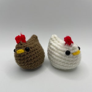 Chicken Crochet Mini Amigurumi keychain