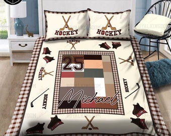 Erosebridal Ice Hockey Fitted Sheet,Ice Hockey Player Bedding Set Queen Size Winter Sports Game Bed Set Black White Bed Cover with Deep Pocket Cartoon Bedding for Kids Boys Gift Erosebridal Ice Hockey Fitted Sheet,Ice Hockey Player Bedding Set Queen Size Winter Sports Game Bed Set Black White Bed Cover with Deep Pocket Cartoon Bedding for Kids Boys Gift