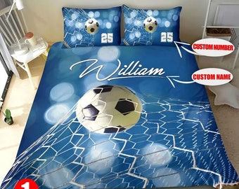 Football Soccer Shoot Kids Boys Duvet Quilt Cover Bedding Set Black Silver Grey Football Soccer Shoot Kids Boys Duvet Quilt Cover Bedding Set Black Silver Grey