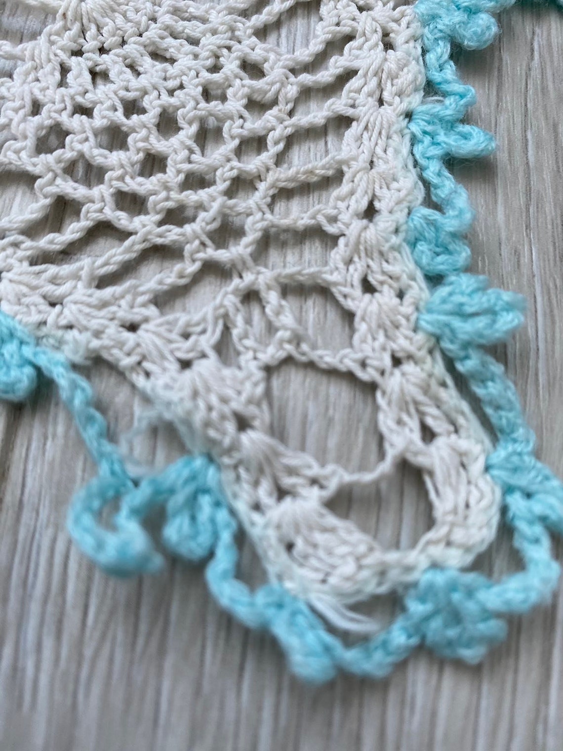 Vintage knitted napkin handmade napkins crocheting Cotton Etsy