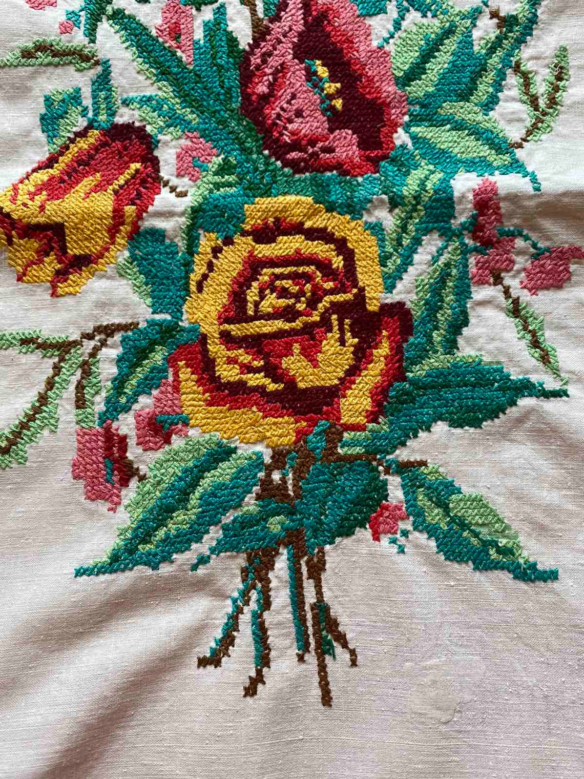 Embroidery flowers. RARE Ukrainian Embroidery Vintage Hand Etsy