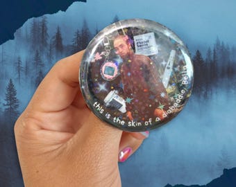 Skin of A Diabaddie Diabetic Button Pin
