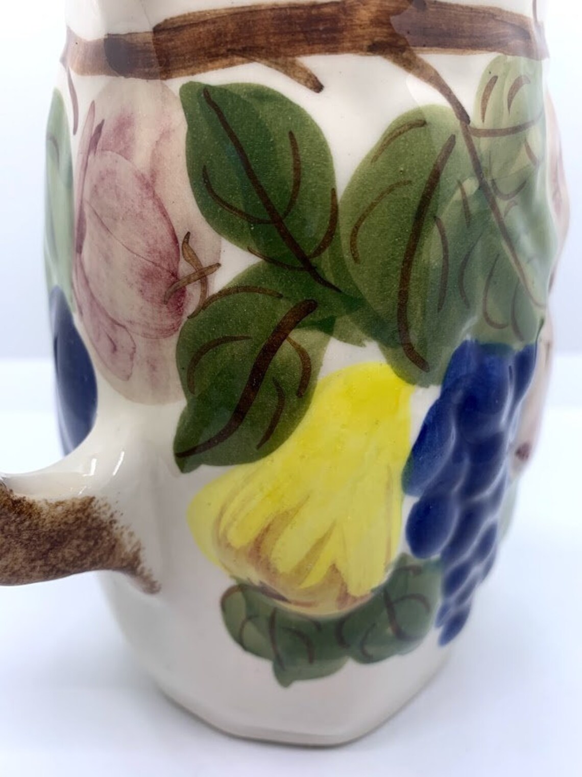Vintage Cash Family Erwin TN Hand Painted Pottery Pitcher Etsy