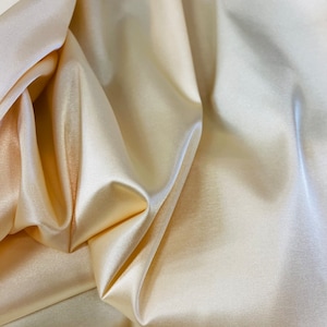 Buttercup Stretch Satin Charmeuse