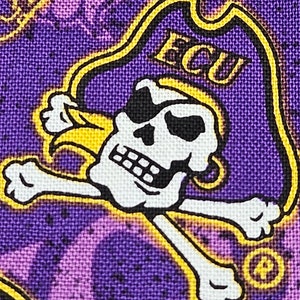 East Carolina Pirates licensed Collegiate Cotton Fabric