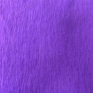Purple Pleated Taffeta Fabric