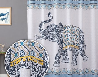 InterestPrint Funny Elephant Dancing Shower Curtain 60X72 Inch Waterproof Polyester Bath Curtain Sets Home Decor InterestPrint Funny Elephant Dancing Shower Curtain 60X72 Inch Waterproof Polyester Bath Curtain Sets Home Decor