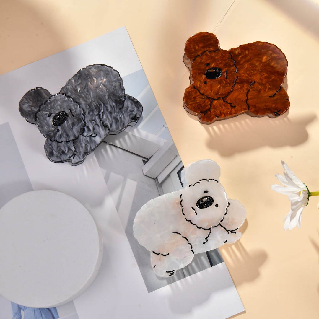 Cute Koala Hair Claw,lovely Acetate Koala Hair Claw Clips,kawaii Animal