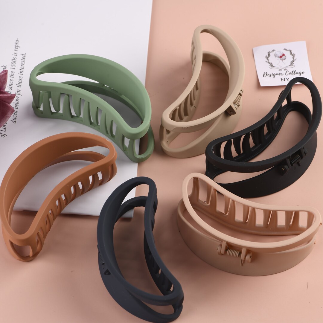 ClearanceLarge Hair Clips Geometry Hair Claw Frosted Hair Etsy.de