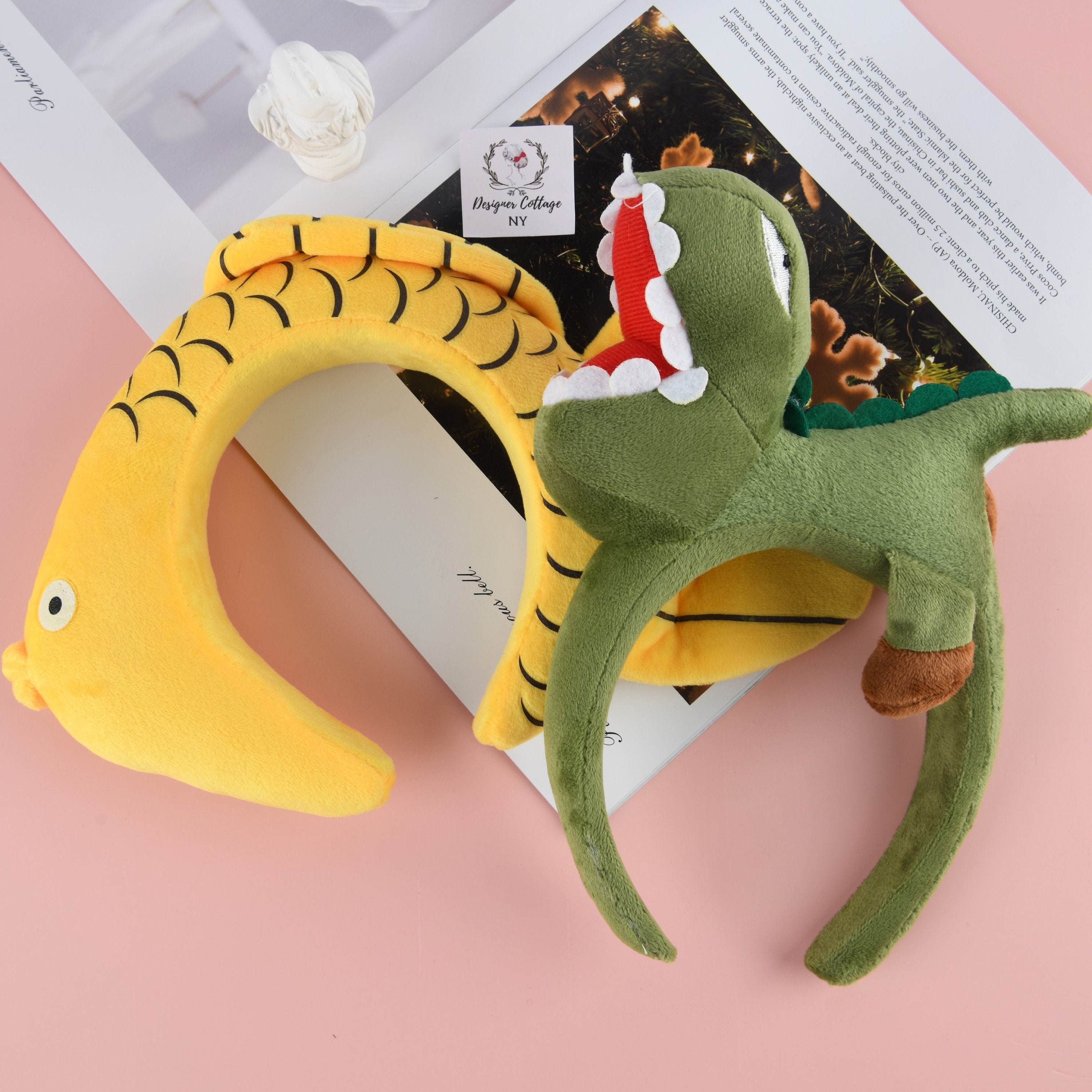Green Dinosaur HeadbandAnimals HeadbandCute/Funny | Etsy