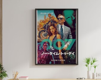 James Bond 007 Daniel Craig Classic Movie Premium METAL Poster Art Print Gift