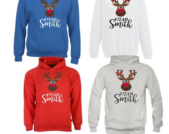 personalised family hoodies