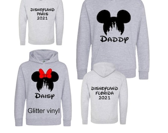 personalised family hoodies