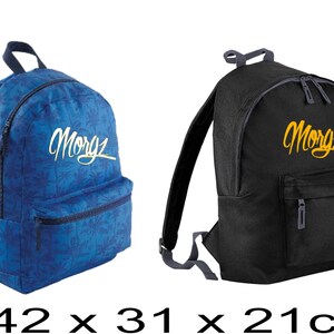 Morgz backpack top
