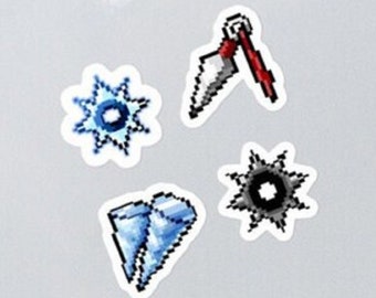MapleStory Throwing Star Stickers: Funny Nostalgic Gamer Gift