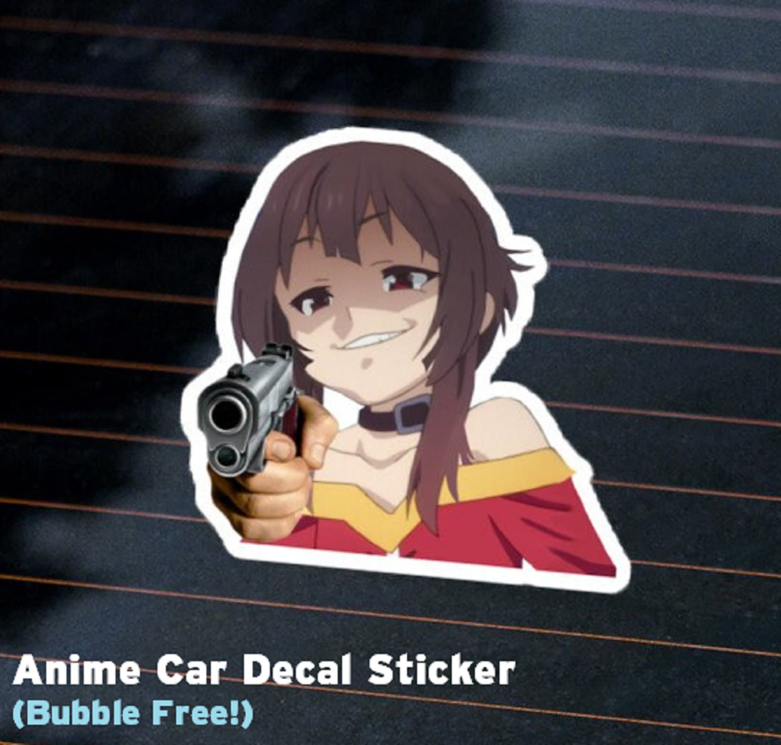 Kazuma Satou from Konosuba Glossy Sticker Anime Appliances, Walls