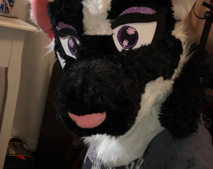 MQ Skunk Fursuit Head READ DESC - Etsy