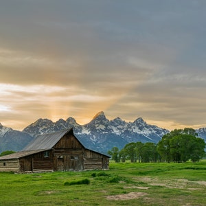 T.A. Moulton Barn und Grand Teton National Park Sofortiger digitaler Download