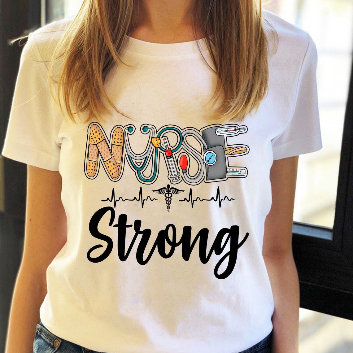 Nurse Strong T-shirt Nursing Gift Proud Nurse Shirt | Etsy