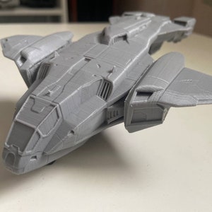 Pelican Dropship Plane Space Ship 3D Printed Replica model 8 inch ( 20cm )