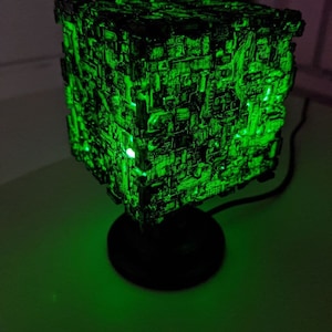 Borg Cube 3D Printed Led Sweep hand sensor Usb image 6