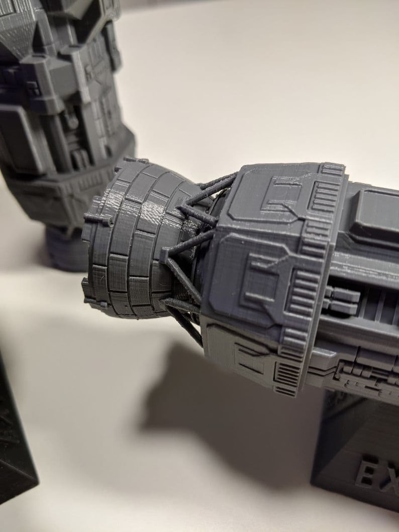 The Expanse Rocinante Ship 3D Printed PLA Model 8.3inches Long 210mm CHOOSE Etsy