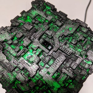 Borg Cube 3D Printed Led Sweep hand sensor Usb image 5